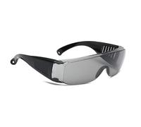 TopHomer Gafas de seguridad, gafas protectoras de laboratorio resistentes a los rayos UV, gafas de seguridad para taller, laboratorio y construcción (negro)