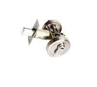 TopHomer Pestillo de puerta con cerradura de cilindro de aleación de zinc con llave, elegante y simple, para puertas interiores
