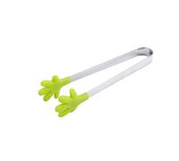 Tophomer - Pinzas de silicona con forma de mano pequeñas y pequeñas pinzas de cocina de acero inoxidable para alimentos, azúcar, ensalada de hielo (palma pequeña)