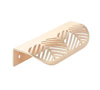 TopHomer Tirador de puerta, 117 mmx44 mm en forma de hoja del armario de la cocina del cajón de las manijas del gabinete de los perillas, perillas decorativas de los muebles