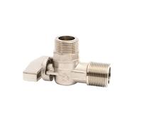 TopHomer Válvula de ángulo de gas natural, válvula de gas galvanoplastia de latón resistente a la corrosión válvula de parada de gas para interruptores de gas de carbón y gas natural, DN20 (3/4)