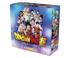Topi Games Dragon Ball Super - Survival of The Universe Juego de Mesa | 2-6 jugadores; 45 min; 7+ años; 89 cartas de guerrero, 100 cartas de acción, 80 fichas de guerrero y 8 dados