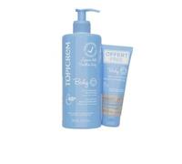 Topicrem Baby Moisturizing Milk 500ml + Cleansing Gel 75ml 2 Units