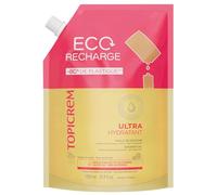 Topicrem Eco - Recarga ultra hidratante, aceite de ducha, 1000 ml | Limpia, nutre y protege - Gel de ducha facial y cuerpo para pieles sensibles, bebés, niños y adultos