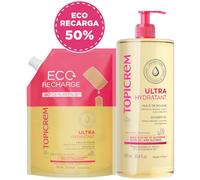 Topicrem UH Aceite de Ducha 1 L + Recarga 1 L