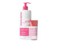 Topicrem Uh Body Milk 500ml + Gentle Exfoliant 3-In-1 Pack 2 Pcs