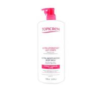 Topicrem Ultra-hydratante Leche, Sin Fragancia, 1000 Mililitro