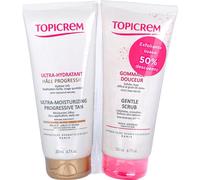 Topicrem Ultra-Hidratante Bronceado Progresivo 200ml + Exfoliante 200ml