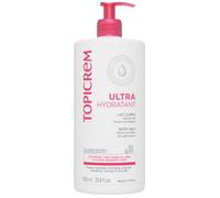 Topicrem Ultra-hydratante Leche, Sin Fragancia, 1000 Mililitro | Hydrate 48h, Relipide, protege la piel, crema hidratante para pieles sensibles, fabricación francesa