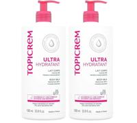 Topicrem Ultra-hydratante Leche, Sin Fragancia, 1000 Mililitro (Paquete de 2)