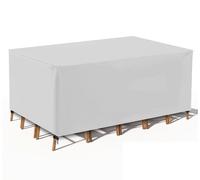 TopIdea Funda para Muebles de Jardín Exterior Impermeable Funda Mesa Jardin Impermeable 600D Rectangular Anti-UV Resitente al Polvo para Muebles de Exterior sillas mesas 140x80x65cm