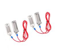 Topiky 2 Uds Conector de Cinta de Cerca Eléctrica Polytape a Polytape Conector de Alta Conductividad para Seguridad de Animales de Granja Alambre de 100cm
