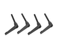 Topiky 4 Pomos de Metal para Máquina, de Fijación Ajustable, Rosca Macho M5 de 0.630 in, de Abrazadera para Embalaje de Maquinaria de Carpintería (Longitud del tornillo 16MM)