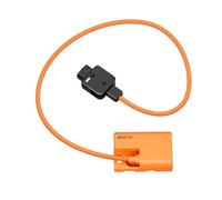 Topiky Able de Batería Ficticia D-Tap a LPE6, Adaptador de orriente para ámara ompatible on R5 II R6 R5 Mark II 7D 80D 90D XC10 XC15, Nailon Trenzado para Batería de Montaje en V