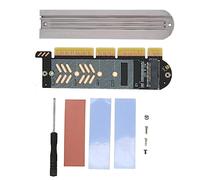 Topiky Adaptador M.2 NVMe SSD a PCIe 4.0 X16, Tarjeta PCI Express 4.0 X16 Adaptador PCIe M.2, PCIe 4.0 X16 Aluminio Plug and Play para 2230 2242 2260 2280 SSD