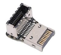 Topiky Adaptador Tipo E para Placa Base de Computadora, USB 3.1 10 Gbps 20 Gbps Tipo E Codo de 90 Grados, con PCB Multicapa para una Transferencia de Señal y una Velocidad de Datos (PH76EE-B)