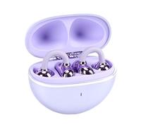 Topiky Auriculares con Clip, Auriculares Estéreo Inalámbricos Bluetooth 6.0, Abiertos, Resistentes Al Agua, Cómodos para Correr, Deportes y Viajes (Degradado Morado)