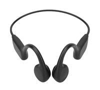 Topiky Auriculares de Conducción ósea, Auriculares de Natación a Prueba de Agua, Abiertos, Deportivos Bluetooth, Bluetooth de Graves Profundos para (Black)