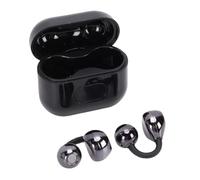 Topiky Auriculares de Traducción AI en Tiempo Real, Traductor de 144 Idiomas, Auriculares Abiertos, Inalámbricos con Estuche de Carga para Viajes, Reuniones, Aprendizaje de (Black)