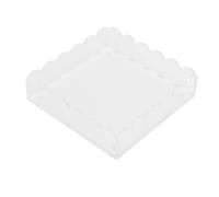 Topiky Bandeja Acrílica Festoneada, Inserto Extraíble para Marco de Fotos Transparente, Organizador de Almacenamiento para Fotos, Obras de Arte, Joyas, Manualidades, Bandeja Decorativa para Servir