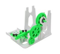 Topiky Bobinador de Filamento para Impresora 3D, Kit de Carrete de Manivela Premontado, Carrete de Hilo de Impresión para P1S, Gris Verde, Ideal para Gestión de Filamentos y Flujo de Trabajo AMS