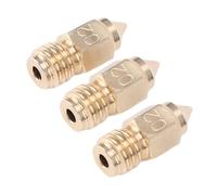 Topiky Boquillas de Impresora 3D Kit de Latón de 0,2 Mm Impresión Rápida Duradera para Ender 5 Max 3 Piezas