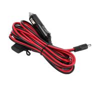 Topiky Cable de Alimentación Satelital de 16.4 Pies, Cable de Alimentación CC a Encendedor, Cargador de Automóvil Satelital para Camión RV Autobús, de para Mini Antena Parabólica, de para Vehículos de