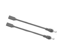 Topiky Cable de Alimentación Satelital Rectangular USB C Hembra A CC 20 V 5 A 100 W 0,4 Pies/12 Cm, Paquete de 2 para Mini Antena Parabólica, IP67 Impermeable Al Aire Libre PD Smart Chip Cable de