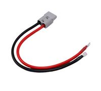 Topiky Cable de Conexión de Montacargas 175A para Desconexión de Batería con Enchufe Anderson Cable de Silicona de 4 AWG y 25 mm² con Terminal SC25-8 de Alta Resistencia, RV, Inversor