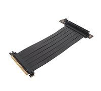 Topiky Cable Elevador PCIE 3,0 X16, Tarjeta Extensora Flexible de Alta Velocidad para Tarjeta Gráfica, Amplia Compatibilidad, Antiinterferencias (Negro)