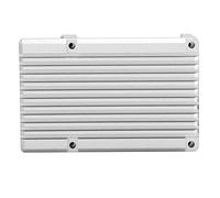 Topiky Caja para Raspberry Pi4,Caja Protectora de Aleación de Aluminio con Ventilador de Ventilación DC5V, con un Ventilador Grande y Ultra Silencioso, Artesanía Fina y