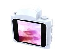 Topiky Cámara Digital del Llavero, Grabadora de Video Retro 4K HD de 64MP 4K con 19 Efectos de Filtro y Luz LED de Relleno, para la Grabación de Viajes y Uso Diario (White)