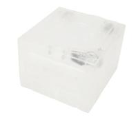 Topiky Carcasa de Repuesto para Consola de Juegos NGC GC. Juego Completo de Funda Protectora de Plástico ABS para Consola. Piezas de Repuesto y Accesorios para la Máquina de Juego (Blanca