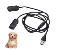 Topiky Cargador de Clip Magnético para Rastreador de Mascotas GPS, Cable USB de Carga Rápida 2 en 1, Cable USB Magnético Portátil para Dispositivos GPS Inteligentes para Mascotas