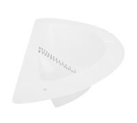 Topiky Colector de Muestras de Plástico a Prueba de Fugas, 1200 Ml, 40 Oz, Gorro de Recolección de Orina Graduado para Recolección de Muestras de Heces de Inodoro, Vómitos, Heces, Medición Precisa,