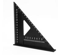 Topiky Cuadrado de Viga de Aleación de Aluminio de 7 Pulgadas, Regla Triangular Versátil para Marcar ángulos Precisos en Talleres y Sitios de Construcción, Herramienta Esencial para Artesanos