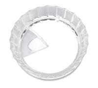 Topiky Distribuidor de café Transparente Anillo Dosificador Embudo Dosificador de de Plástico a Prueba de Salpicaduras para Máquinas de de Válvula Doble Simple Herramienta de Llenado de Polvo de