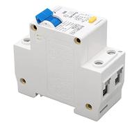 Topiky Disyuntor, Interruptor de Protección contra Fugas 1P+N, 25A AC 230V Pa66 Interruptor de Disyuntor de Respuesta Sensible para Ingeniería Doméstica