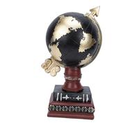 Topiky Estatua de Globo para Decoración de Oficina en el Hogar, Adorno de Material de Resina de Primera Calidad, Escultura Artística de Globo de 12 Pulgadas con Artesanía Meticulosa para un Atractivo