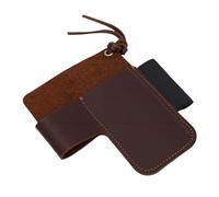 Topiky Funda Multiherramienta de Cuero de Vaca para Cinturón, Funda de Cinturón de Cuero Hecha a Mano con Abrazadera para Bolígrafo Linterna, Elegante Soporte para Llaves, Cuchillo