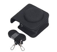 Topiky Funda Protectora para Cámara Instantánea Instax Mini 12, Funda de Piel Sintética para Cámara con Correa Ajustable para Instax Mini 12, Bolsa de Viaje Portátil para Cámara Instax