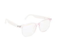 Topiky Gafas Inteligentes de IA, Gafas de Audio Bluetooth Gafas de Sol de Lámparas de Luz Azul para Hombres, Gafas Inteligentes con Control Táctil Voice Ai Helper Tomando Fotos de (Rosado)