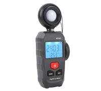 Topiky Iluminómetro Digital, Medidor de Luz Luxómetro de Rango Automático 200000Lx con Pantalla LCD, Unidad LU FC Almacenamiento de Datos para Temperatura Humedad en Oficina, Invernadero