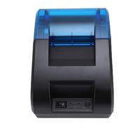 Topiky Impresora de Recibo POS, Impresora de Recibo Térmico Bluetooth de 58 Mm, Mini Bolsillo de Bolsillo de Bolsillo de Bolsillo de Bolsillo de Bolsillo POS, Caja (Enchufe de la UE)