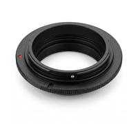 Topiky Inversor Adaptador Anillo,Lente de Enfoque Medio de Aleación de Aluminio en Lente Macro Apertura Manual/Disparo Macro Focalizado Anillo Adaptador Inverso para la Cámara DSLR Mount(EOS-58mm)