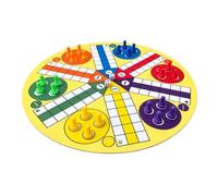 Topiky Juego de Mesa Ludo para 6 Jugadores, Set de Flying Chess Grande