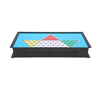 Topiky Juego de Viaje Halma de Damas Chinas Magnéticas, Juego de Mesa Plegable para Niños, de Fiesta Portátil para Familia, de Ajedrez Infantil para Viajes