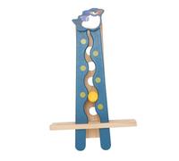 Topiky Juguete de Caída de Bolas de Madera para Niños Pequeños, Juego de Mesa Interactivo para e Hijos, Pista Educativa para Correr con Bolas, Juguete de Inteligencia para Aliviar el Estrés para