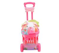 Topiky Juguete de Conejo de Peluche Eléctrico Interactivo, Animal de Peluche Electrónico Realista para Niños Pequeños, Conejito Caminante con Movimientos para Regalo de Cumpleaños, Suave Que Incluye