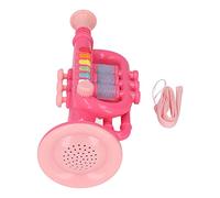 Topiky Juguete de Flauta de Simulación con Efecto de Iluminación Dinámica, Educación Musical para Niños de 3 Años en Adelante (Rosado)